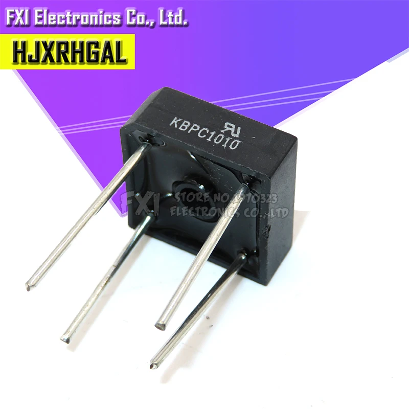 5PCS KBPC1010 10A 1000V Diodenbrückengleichrichter KBPC610 KBPC608 KBPC606 Image