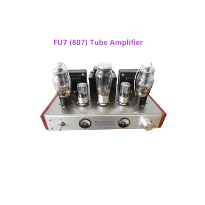 Alter büffel fu7 (807) röhren verstärker hifi klasse a amp hand gefertigter fu7 amp mit doppeltem vu Image