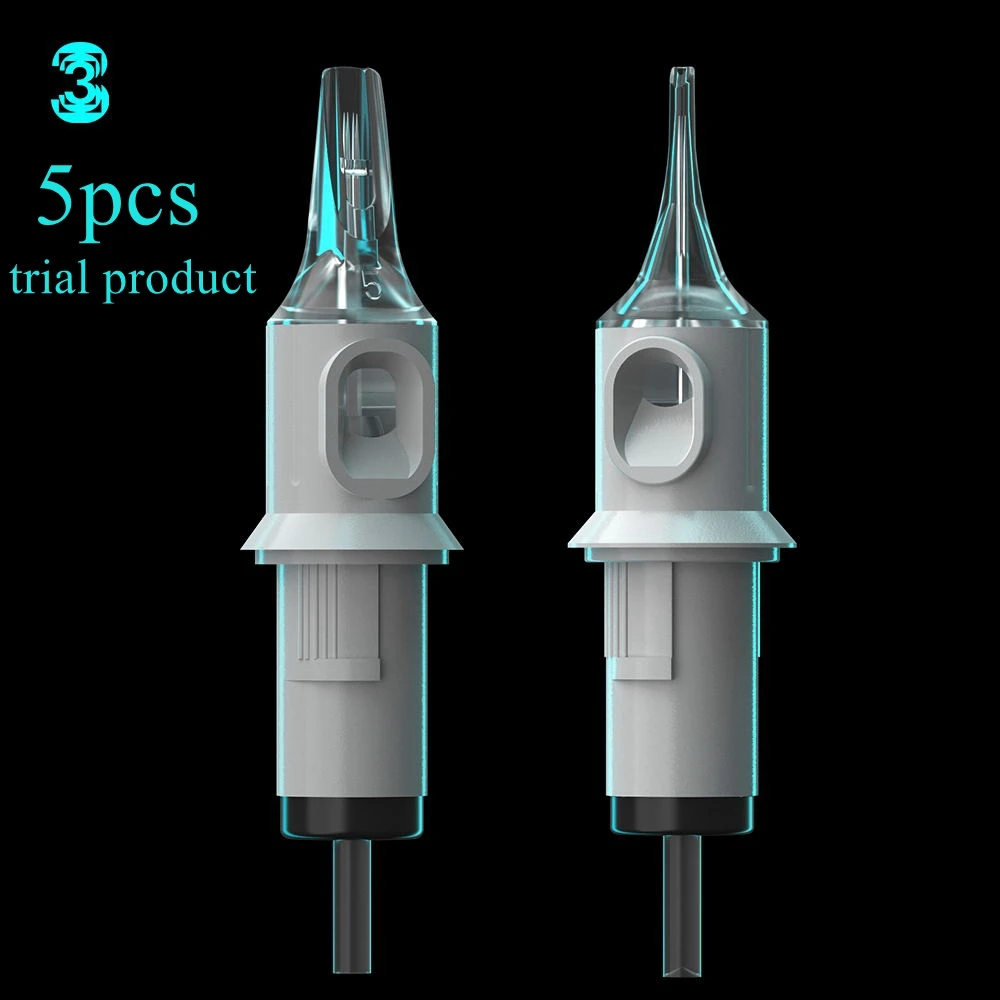 Quelle 5pcs Tattoo Patrone neue und hochwertige Nadeln 0.3/0,35mm Make-up für Tätowierer Test produkt 03rl 05rl 07rs 15rm 09 m1 Image