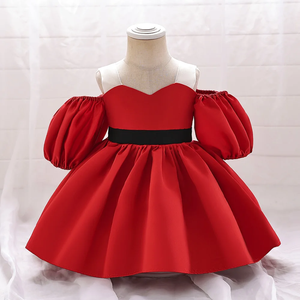 Sommerfest Baby Mädchen Kleid Kleinkind elegant 1. Geburtstag Prinzessin Ballkleid Kinder kleider für Mädchen Hochzeit Weihnachts kostüme Image