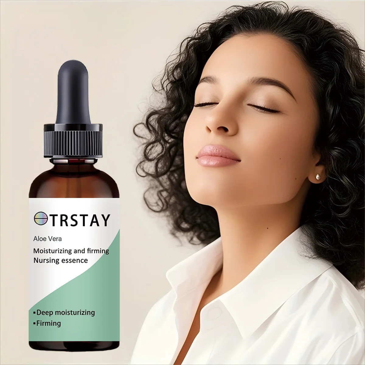 Feuchtigkeit spendende Gesichts creme lang wirkende natürliche Aloe Essenz Vitamin E Öl Kontrolle lang anhaltende feuchtigkeit spendende anti oxidative Haut hell Image