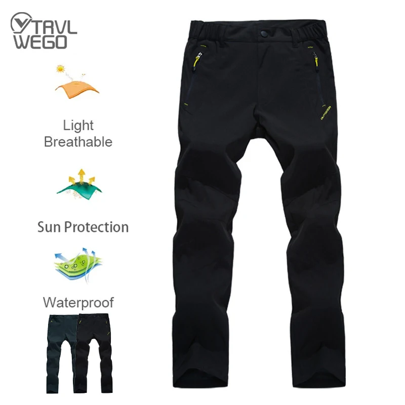 Trvlwego Herbst arbeits hose für Männer Wander hose Trekking Outdoor Sport atmungsaktiv schnell trocknend UV-beständig wind dicht Camping Image