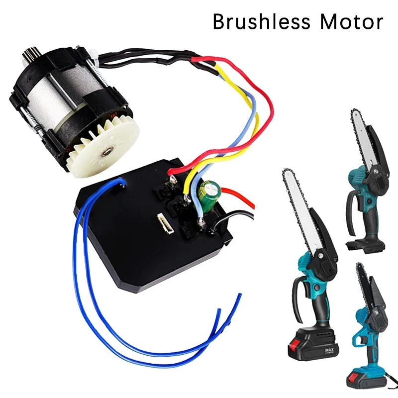 20V Upgrade bürstenlosen Motor Ersatz für 4/6/8 Zoll schnur lose elektrische Kettensäge Kettensäge Home DIY Garten Elektro werkzeug Image