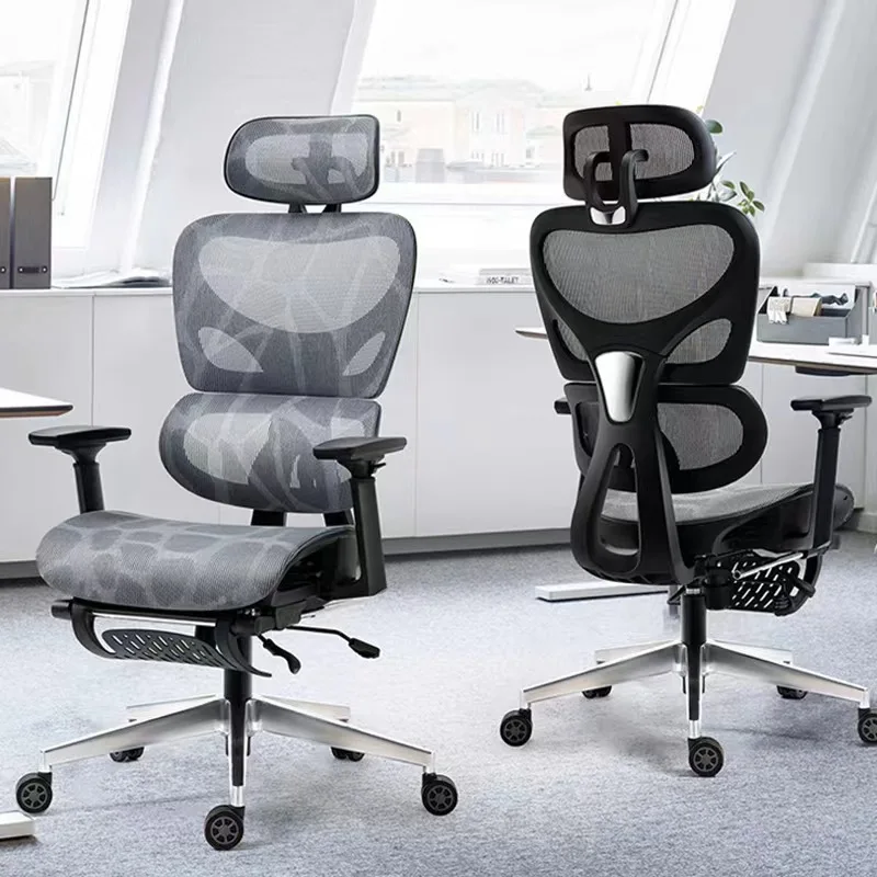 Neuer E07 Pro Ergonomischer Stuhl Komfortabler Bürostuhl für Sitzarbeit Heimstudium Gaming-Stuhl Verstellbare Rückenlehne Sitz mit Fußstütze Image