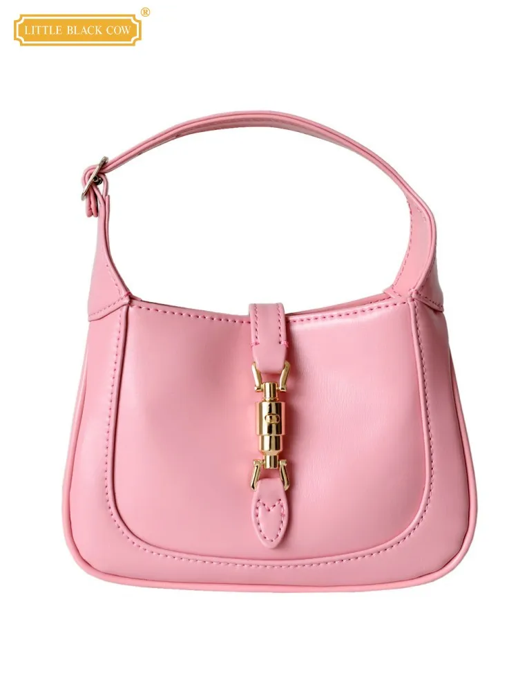 Französisch Stil Frauen Vintage Unterarm Tasche Elegante Damen Kuh Split Leder Schulter Tasche Casual Totes Handtasche Strap Umhängetaschen