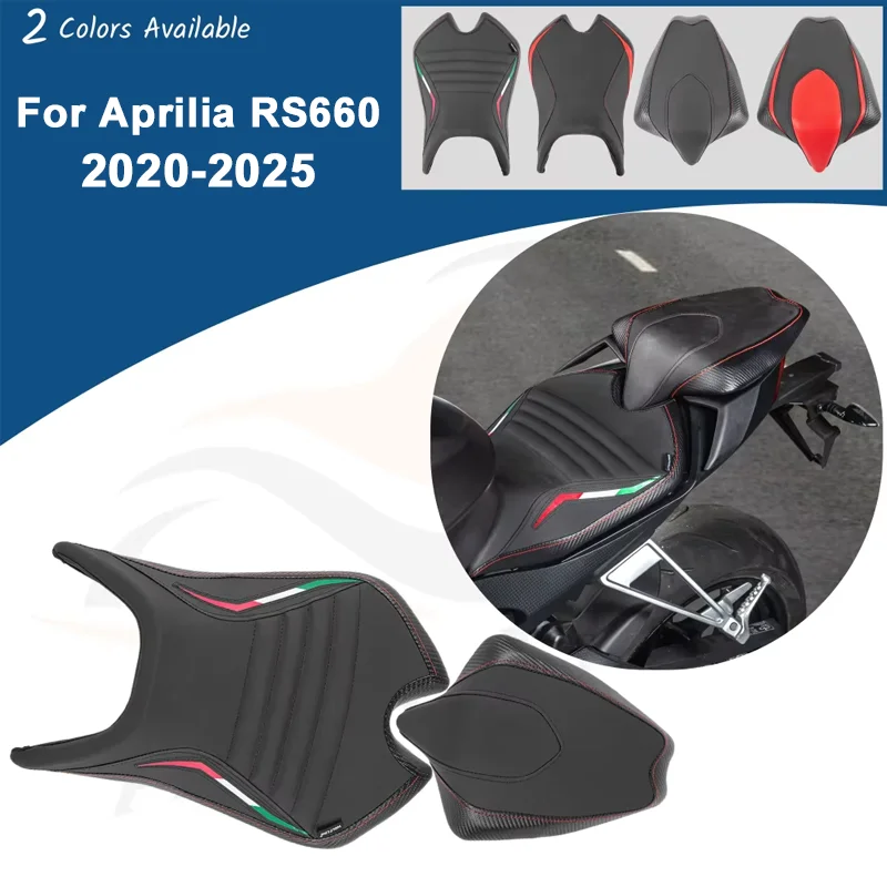 Für Aprilia RS 660 RS 660 2020-2025 2022 2023 Vorne Fahrer Hinten Solo Sitzkissen Pad Fahrer Passagier sitz Motorrad Zubehör
