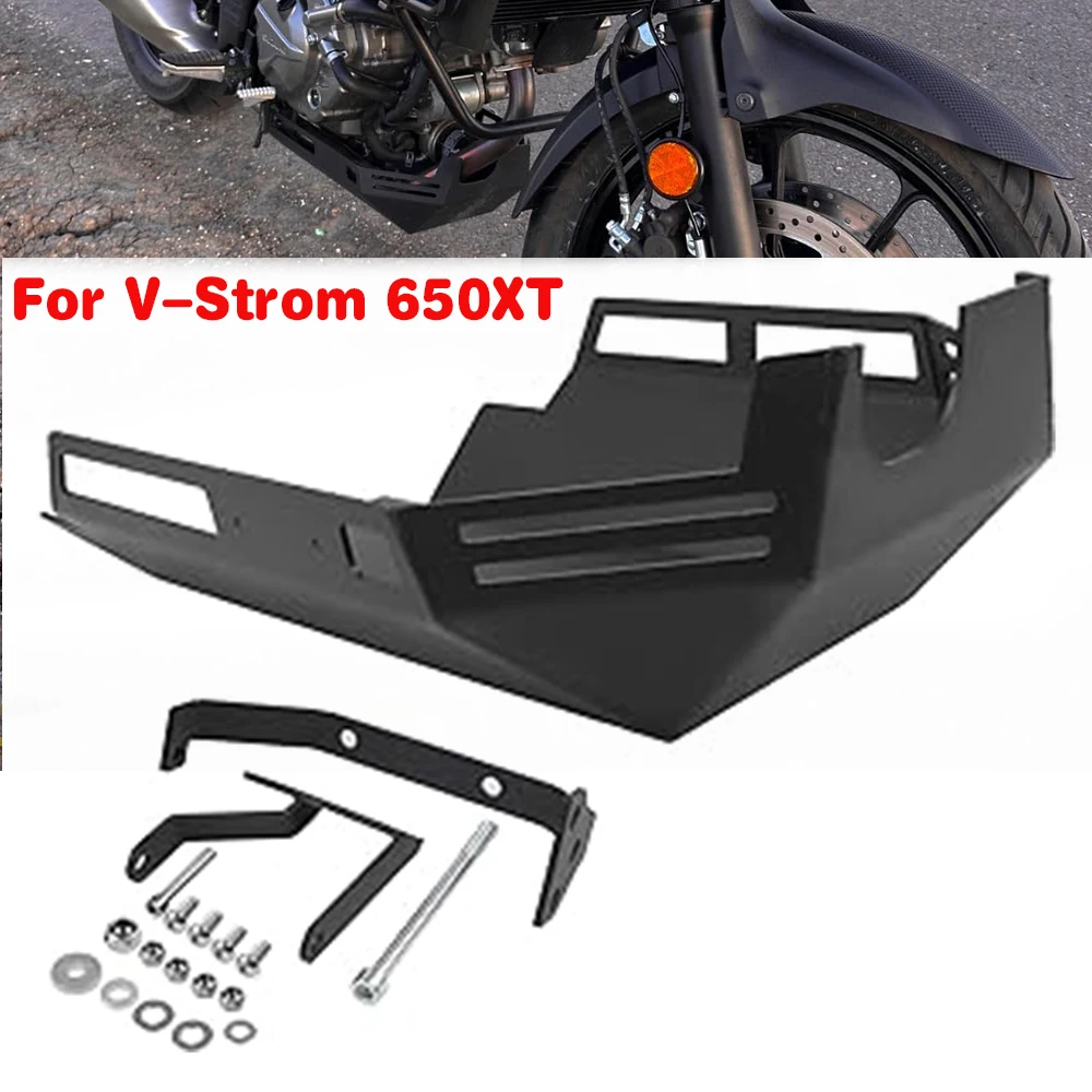 Für Suzuki V-STROM 650 DL650 DL650XT V Strom 650XT Untere Motor Schutz Unten Chassis Schutz Abdeckung Bauch Pan Skid Platte Image