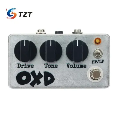 TZT Button/Foot Nail Version OXD Single Guitar Effects Pedal Overload Distortion Replacement for OCD Effects Pedal Fulltone Image