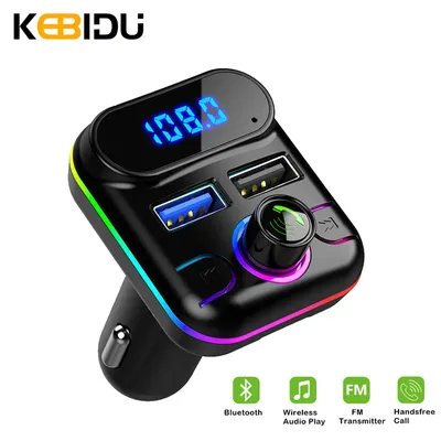 2.1a Dual-USB-Auto ladegerät Bluetooth 5.0 MP3-Player Freis prec heinrich tung FM-TF-Karte u Image