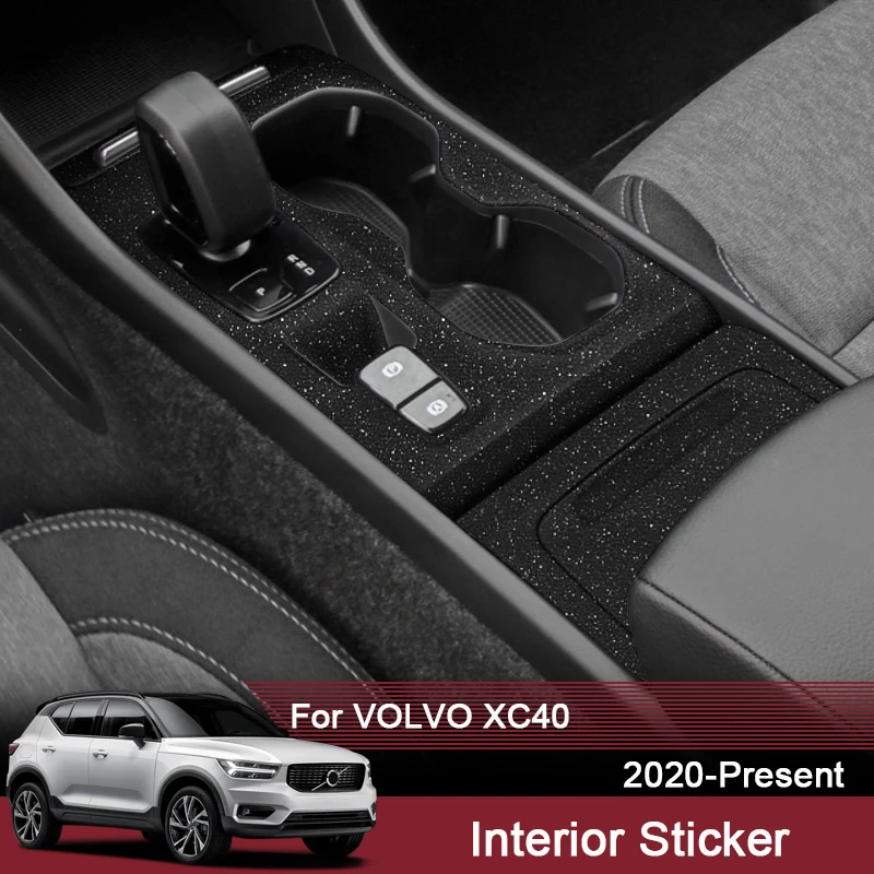 Für Volvo XC40 2020-2025 Auto Innen Aufkleber Windows Contol Aufkleber Innere Tür Getriebe Panel Schutz Film Auto Zubehör Image