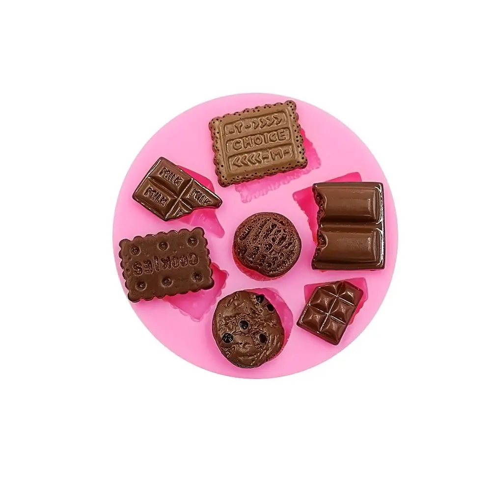 Cartoon Eis Süßigkeiten Süßigkeiten Kuchen Silikon Form DIY Handgemachte Schokolade Handwerk Kuchen Dessert Dekoration Backen Gadgets Neue Image