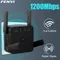 5ghz ac1200 wifi repeater 1200mbps router schwarz wifi extender verstärker 2,4g 5ghz wifi signal booster langstrecken netzwerk
