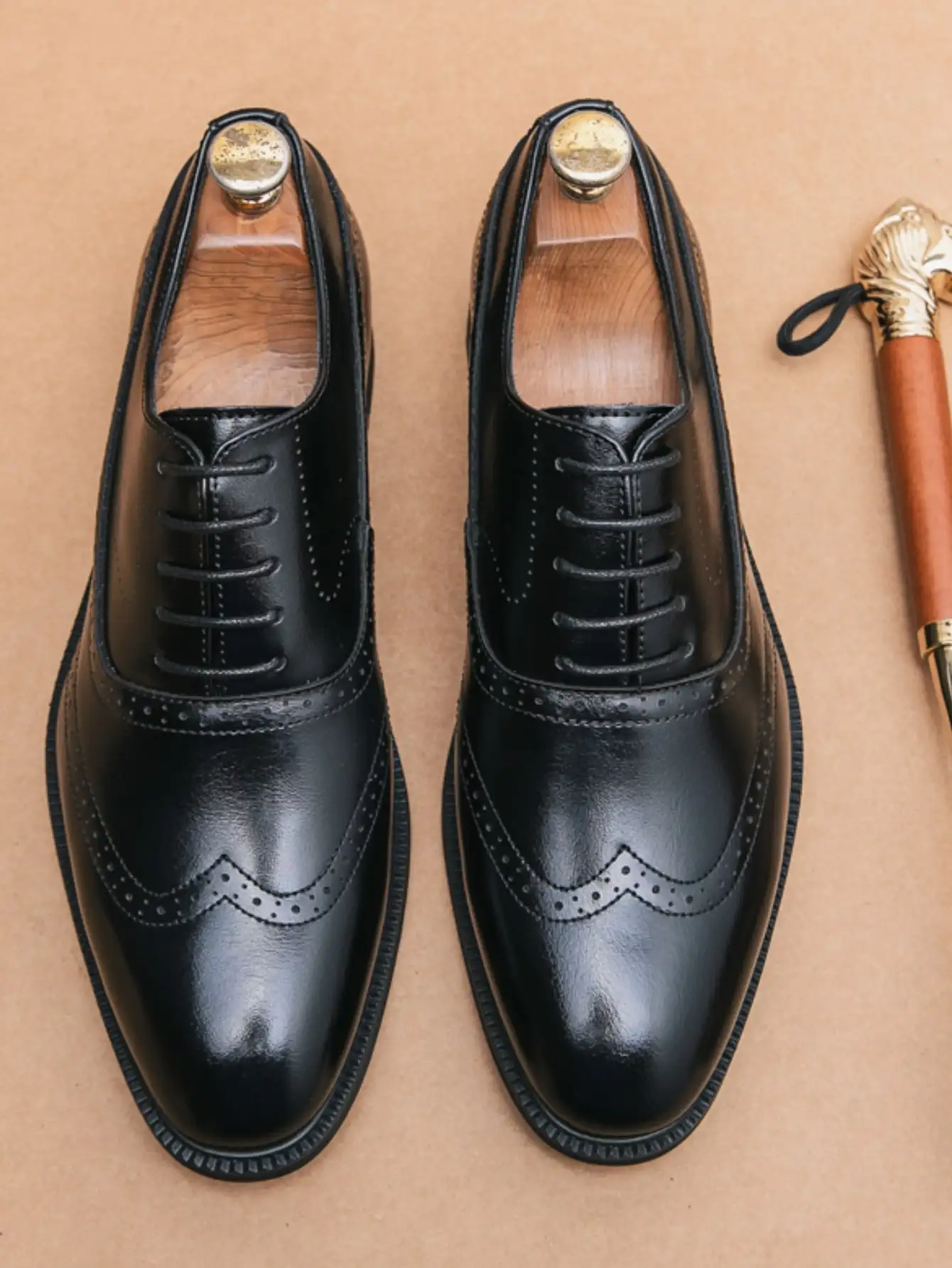 Business Oxford Schuhe für Männer, Schnürschuhe vorne Image