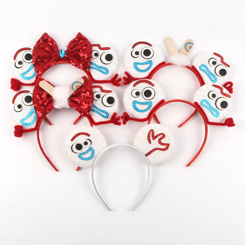 1 Stück Mickey Mouse Oren Haarbänder für Frauen, für Kinder, Party, Mädchen, Haarband, Hot Festival, Park Trip, DIY Haar-Accessoires Image
