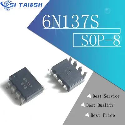 10 teile/los 6N135 6N136 6N137 6N138 6N139 DIP-8 6N135S 6N136S 6N137S 6N138S 6N139S SOP-8 Image