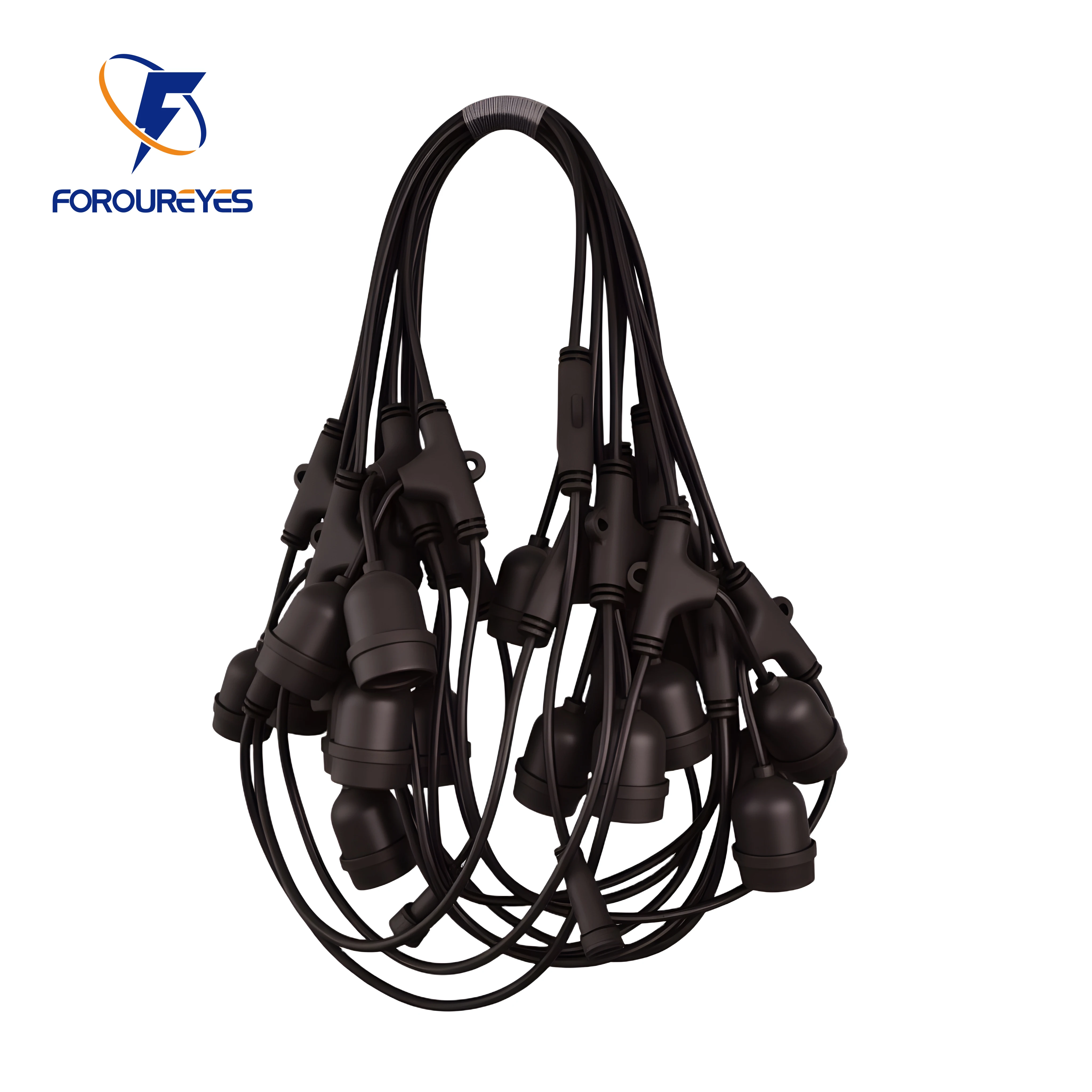 10/20/30 m E27 Kommerzielle Qualität Wasserdicht Für Party Garten Terrasse Urlaub Girlande Schwere Outdoor Lichterketten draht Kabel Image