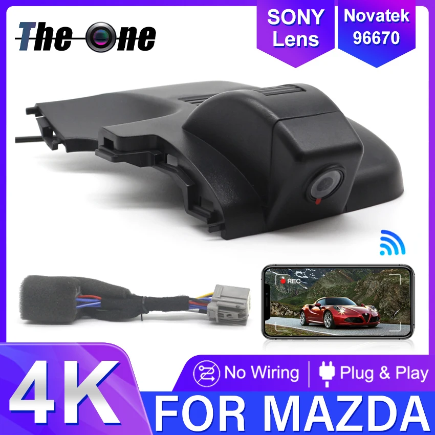 4K Stecker und Spielen 2160P Auto DVR Wifi Video Recorder Dash Cam Kamera UHD Nachtsicht Für Mazda mazda 6 Atenza, Wireless DashCam Image