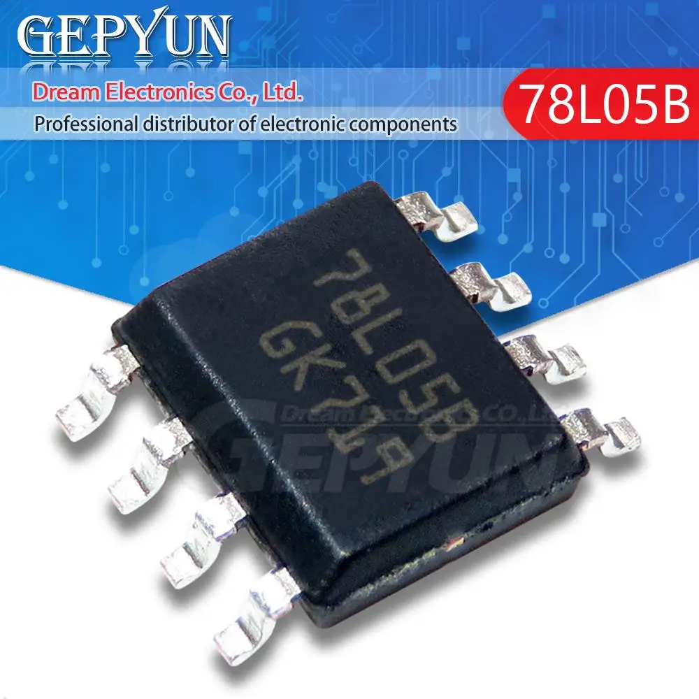 10PCS 78L05B SOP-8 78L05 SOP SMD Spannungsregler Chip neu Auf Lager Image