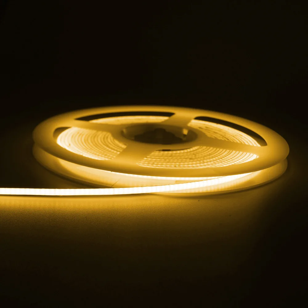 DC 12V COB LED Streifen Lichter 1-5M 320LEDs/M Hohe Dichte Linear Licht Flexible LED Band für Zimmer Badezimmer Spiegel Dekoration