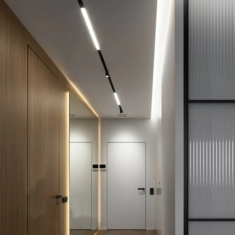 Tuya dimmalbe led schienen leuchte kompletter satz 360 ° einstellbare cob schienen beleuchtung für bekleidungs geschäft küchen schienen leuchte