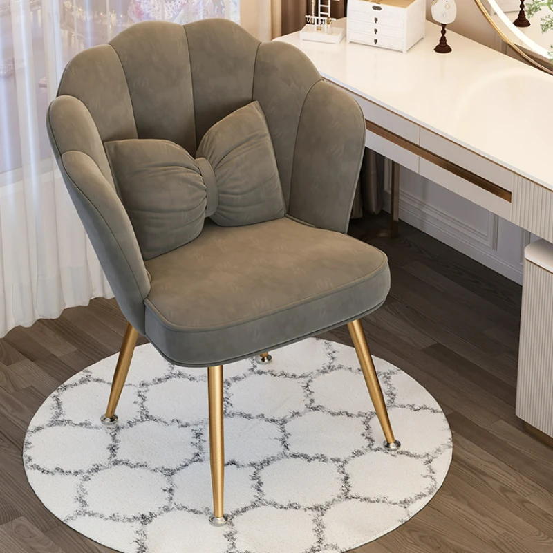 Nordic Make-Up Hocker Moderne Einfache Stuhl Schöne Schlafzimmer Stühle Mädchen Haushalt Licht Luxus Kommode Sessel Dressing Stühle silla