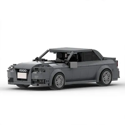 Technisches auto moc speed champions hörten r8 rs4 rs6 rs7 r18 kreativer experte supercar bausteine kinds pielzeug weihnachts geschenk Image