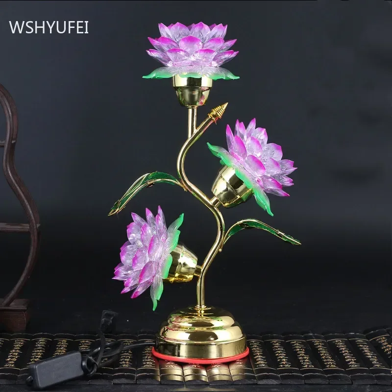 Exquisite Lotus Kerzenhalter Buddha Front Versorgung s-förmigen buddhistischen Kerzenhalter Vintage Wohnzimmer Dekoration