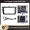 9 Zoll Android Autoradio Fascia Video Panel Player Audio Dash 2 Din Rahmen Armaturenbrett Mount Kit für Toyota Corolla 2006 - 2013