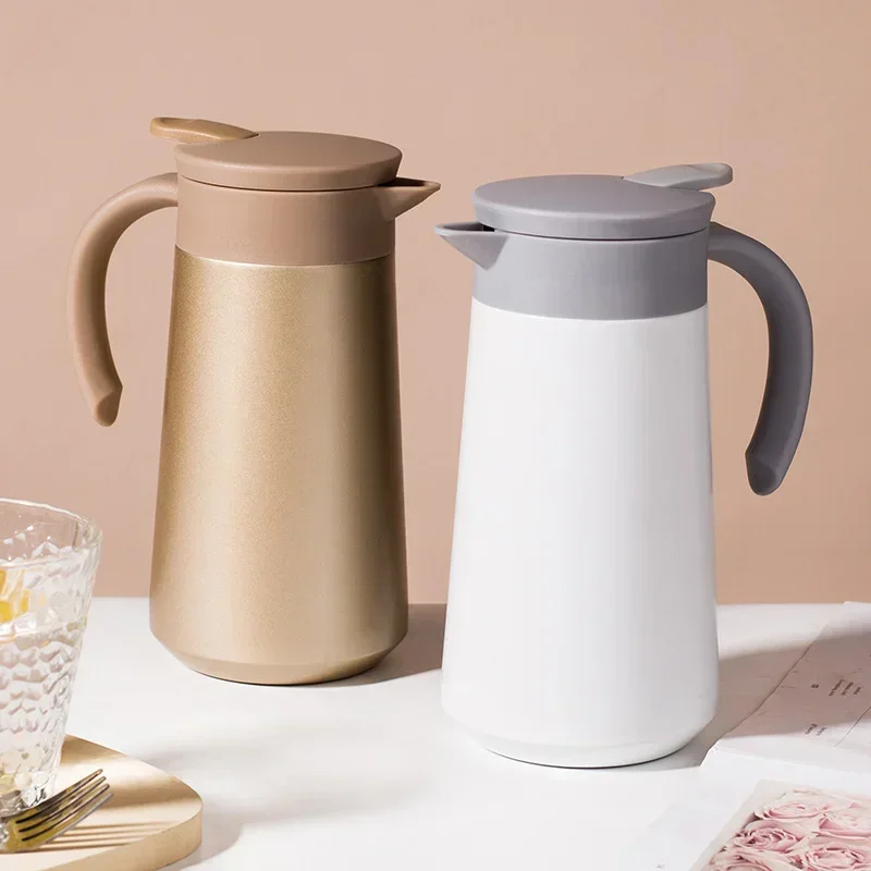 800ml Wärme dämm kessel Haushalt Mini Outdoor Kaffeekanne Edelstahl flasche Image