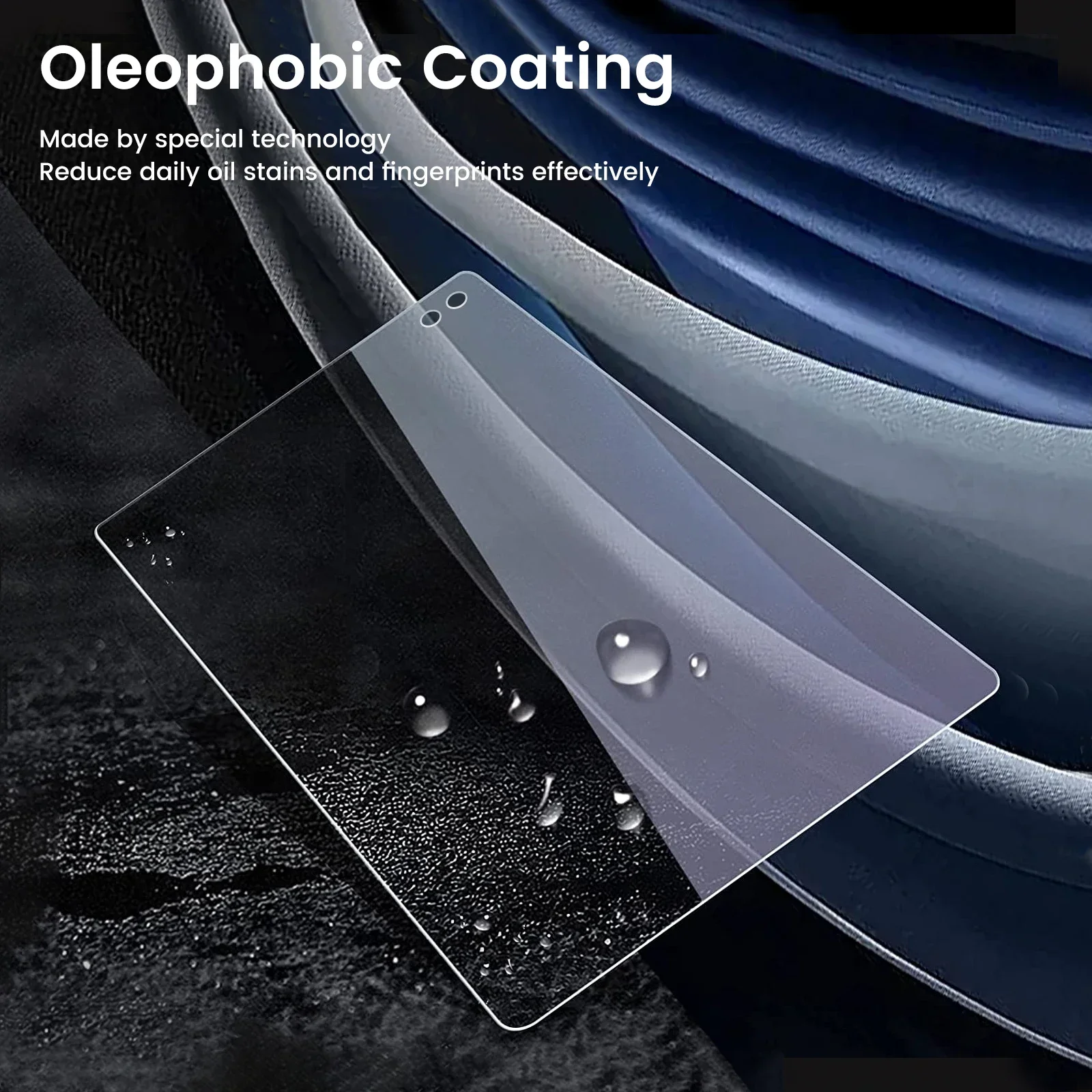 Autoradio 9/10 Zoll Universal Gehärtetes Glas Recorder DVD GPS Full Touch Screen Film Aufkleber Schutzband für Kia Lada VW Ford Image