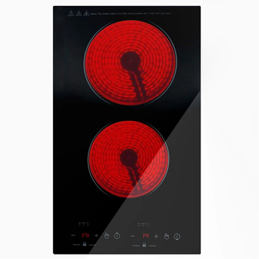 Küche Elektroherd Doppel Keramik Herd Induktion Kochfeld Doppel Heizung Herd Elektroherd Vertikale Kochen Herd Image