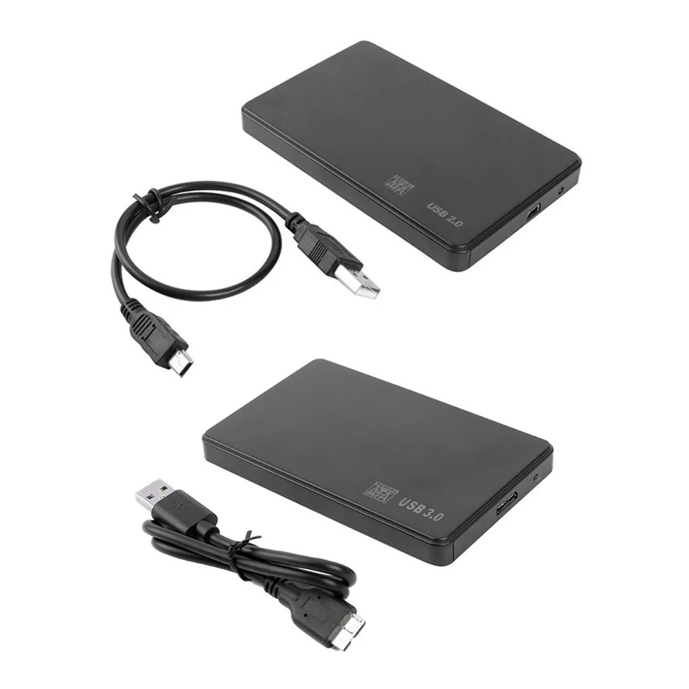 2,5-Zoll-HDD-SSD-Gehäuse USB 2,5/2.0 zu Sata-Festplatten box Festplatten gehäuse für Notebook-Desktop-PC mit USB 3,0/3,5-Kabel Image