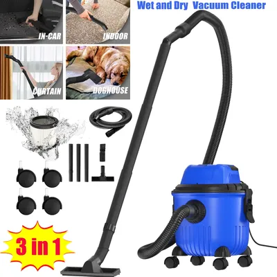 DayPlus 3-in-1-Staubsauger, nasser und trockener, beutelloser Zylinder, kompakte Bodenreinigung, leistungsstarker HEPA-Filter mit Gebläsefunktion, 15 l Image