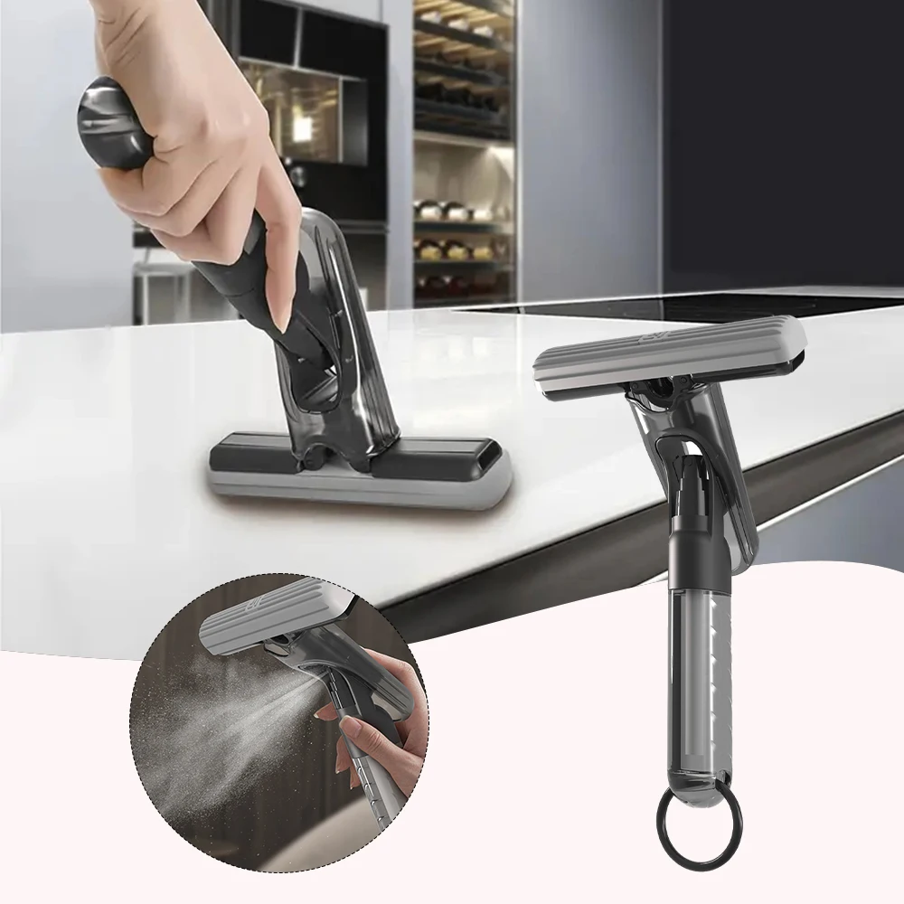 Mini Mop Selbst-Squeeze Spray Wischen Mop Klapp Hause Reinigung Mops Boden Waschen Mops Schreibtisch Fenster Auto Sauber Werkzeug küche Badezimmer Image