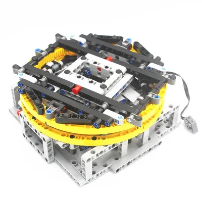 MOC Gebäude Block Technische Teile Motorisierten Display Plattenspieler kompatibel mit lego 24121