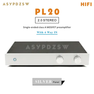 PASS PL20 HIFI 2.0 Stereo Single-Ended Class A MOSFET Vorverstärker mit 4-Wege-IN Image