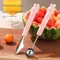 2 Teile/satz Multifunktions Obst Carving Messer Wassermelone Eis Graben Ball Scoop Obst Carving Messer Cutter Scoop Obst Gadgets