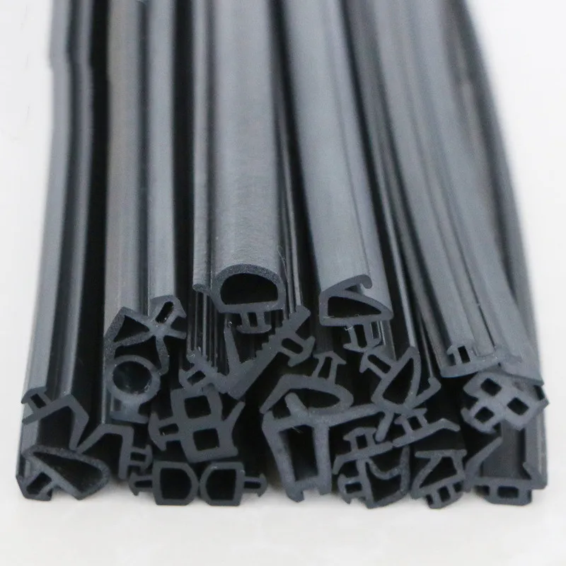 5 m EPDM-Dichtung, Tür- und Fenstergummistreifen, wasserdicht, staubdicht, winddicht, schalldichte Dichtung, Fenster-Heimbeschläge aus Kunststoff und Stahl