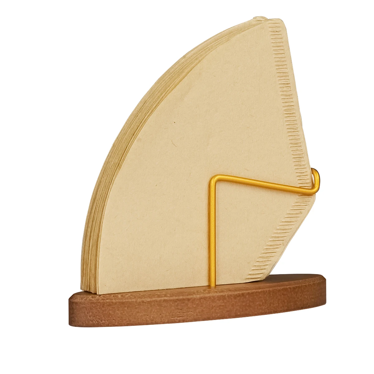 Kegel Kaffeefilter halter Stand Kaffeefilter Lagerung Kaffeefilter behälter für Kaffeefilter Papiere Größe #1 #2 #4 Image