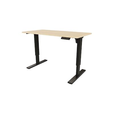 Bisley E-StarterTech elektrisch höhenverstellbarer Schreibtisch 160x80 cm in ahorn - Elektrischer Tisch höhenverstellbar mit Memory-Funktion Image