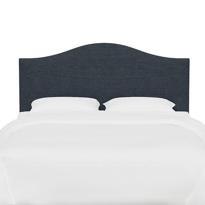 Vanessa Headboard - Arched, Arched/Linen Navy, King - Grandin Road