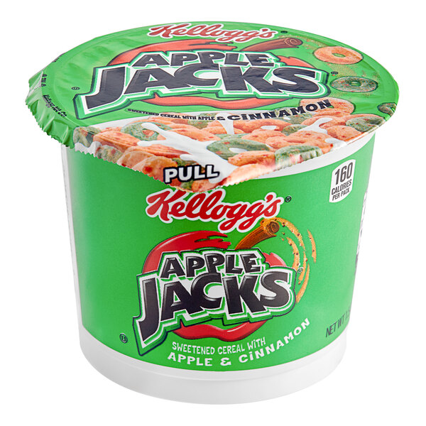 Kellogg's Apple Jacks Cereal Single-Serve Cup 1.5 oz. - 6/Pack
