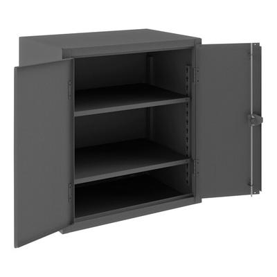 Durham Mfg 36" x 24" x 36" 12 Gauge Steel 2-Shelf Storage Cabinet HDC-243636-2S95