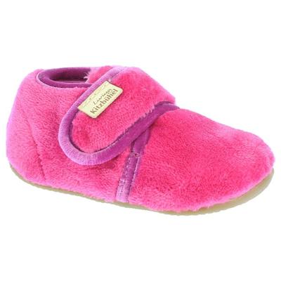 Living Kitzbühel - Baby's Klettschuh Samt Unifarben - Hüttenschuhe 21 | EU 21 rosa Image