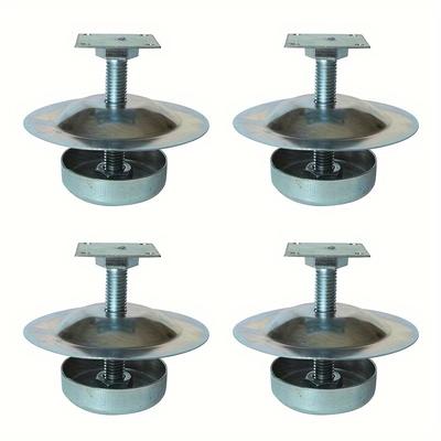 TEMU 4pcs Future Beehive Stand - Ant & Insect Proof Metal Support Feet For , Essential Beekeeping Accessories Image