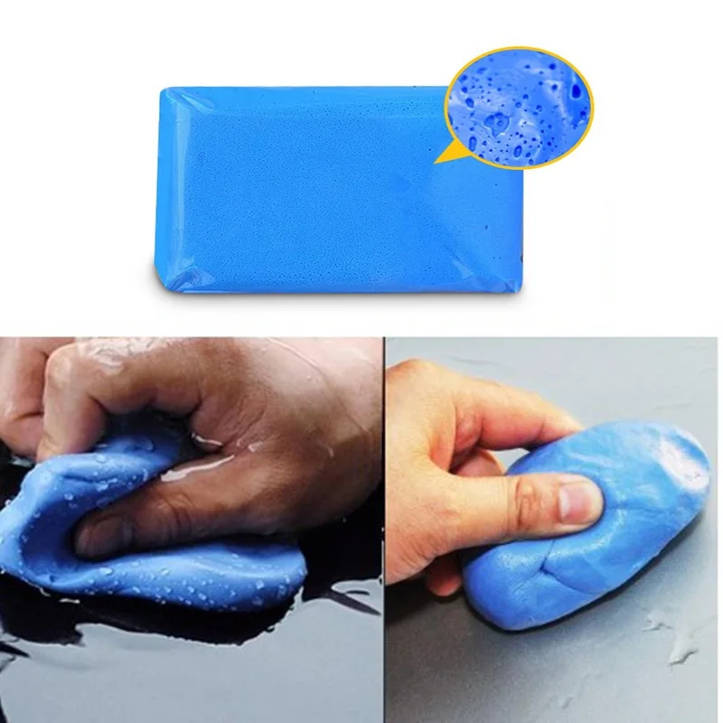 Flecken entfernen vulkanischen Schrubben Ton Auto Schrubben Schwamm entfernen Eisenpulver fliegende Farbe Ölfilm starke Reinigungs fähigkeit Image