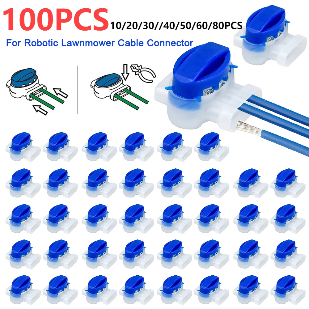 10-100 stücke Roboter-Rasenmäher-Kabelst ecker wasserdichter Gel-Anschluss 3-poliger elektrischer 314-Kabelstecker Zubehör Image