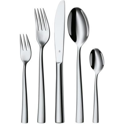 Besteck-Set WMF "Philadelphia", silber (edelstahlfarben), 60 tlg., Cromargan Edelstahl Rostfrei 18/10, Essbesteck-Sets, 