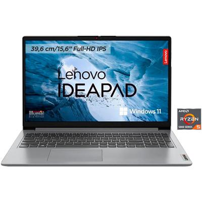 LENOVO Notebook "IdeaPad 1 15ALC7", grau (cloud grau), 8 GB RAM 512 GB SSD, Ryzen 5, Windows 11 Home, Notebooks, 8 GB RAM, Windows 11 Home