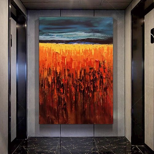 handgefertigte Ölgemälde Leinwand Wandkunst Dekoration moderne abstrakte für Wohnkultur gerollt rahmenlose ungedehnte Malerei Image